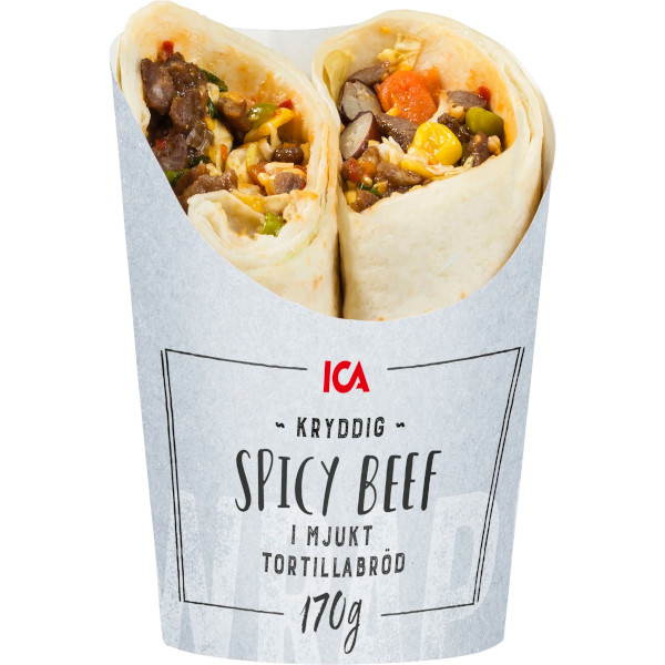 ICA Wrap Spicy Beef