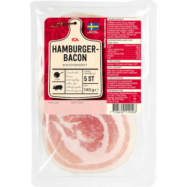 ICA Hamburgerbacon
