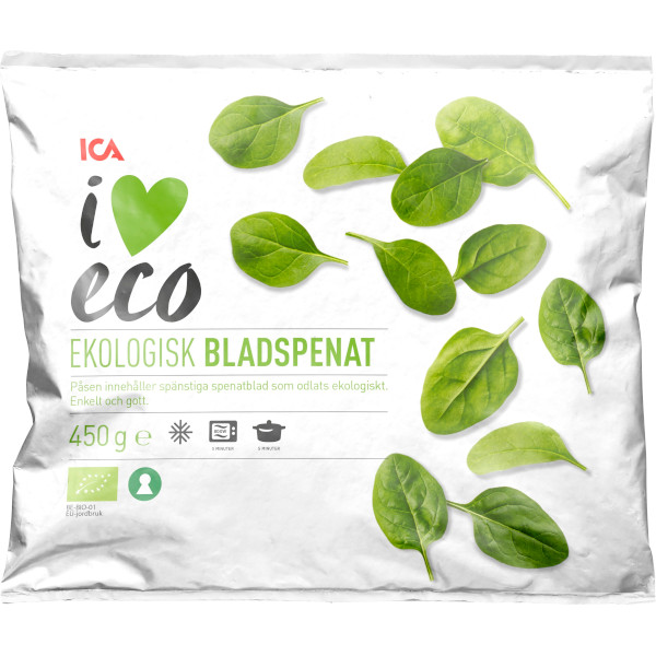 ICA I Love Eco Bladspenat Ekologisk