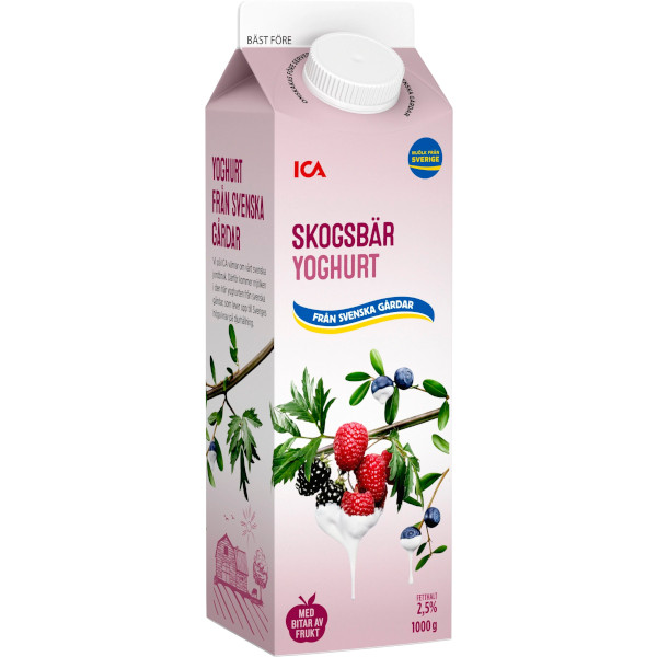 ICA Yoghurt Skogsbär