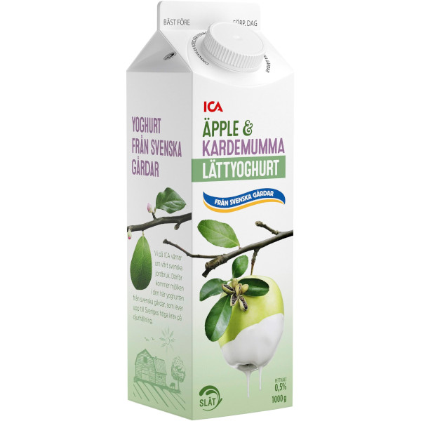 ICA Lättyoghurt Äpple & Kardemumma