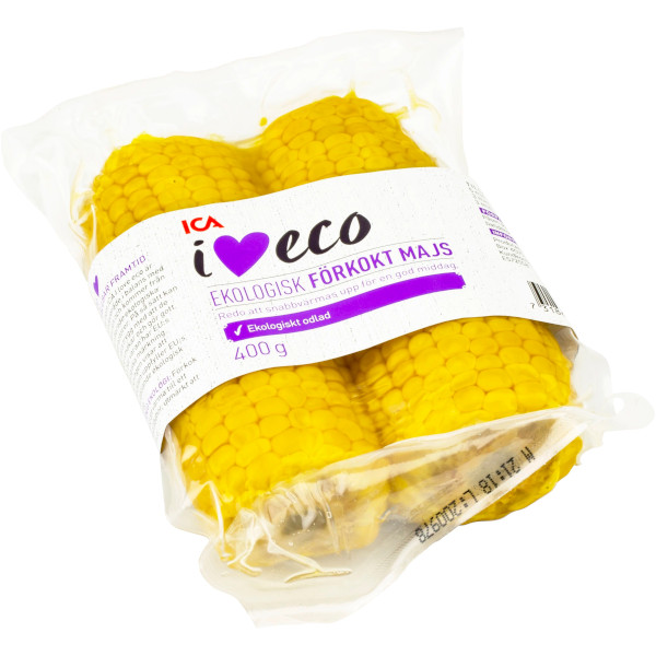 ICA I Love Eco Majs Förkokt Ekologisk