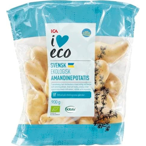 ICA I Love Eco Amandinepotatis Ekologisk