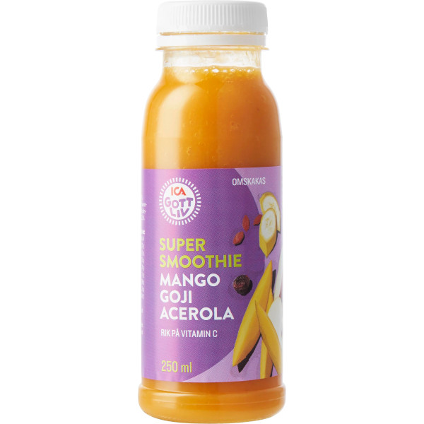 ICA Gott Liv Supersmoothie Mango/Goji/Acerola