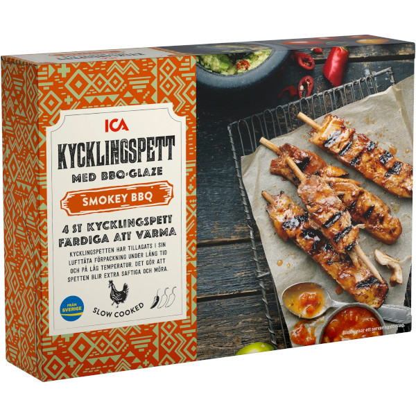 ICA Kycklingspett Smokey BBQ