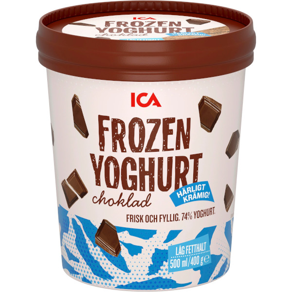ICA Frozen Yoghurt Choklad