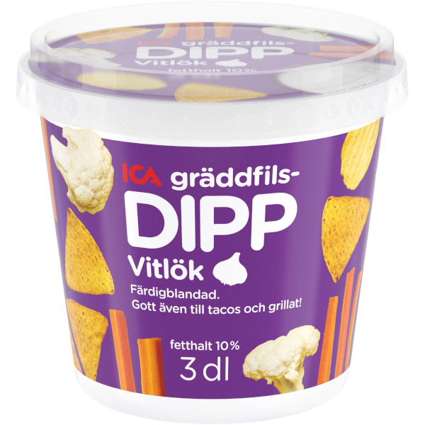 ICA Gräddfilsdipp Vitlök