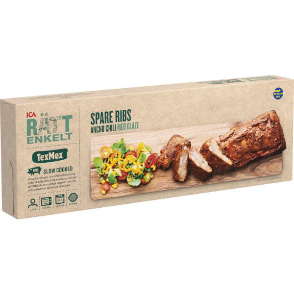 ICA Spare Ribs Ancho Chili Slow Cooked
