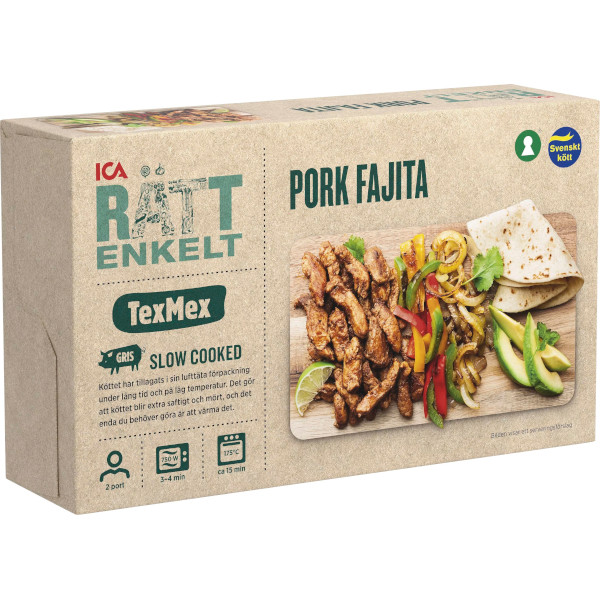 ICA Pork Fajita Slow Cooked