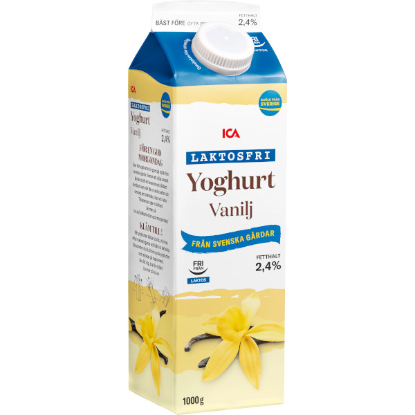 ICA Yoghurt Vanilj Laktosfri
