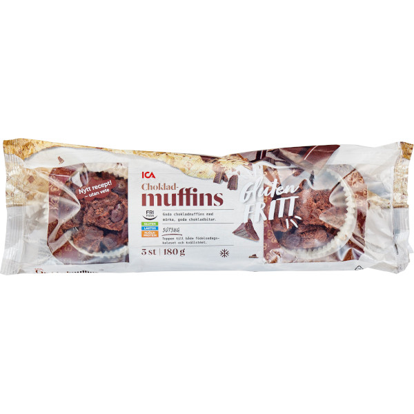 ICA Chokladmuffins Glutenfria