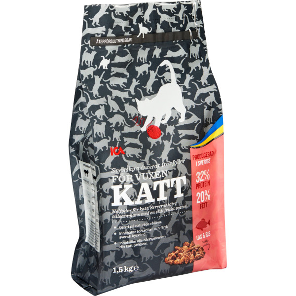 ICA Torrfoder Vuxen Katt Lax & Ris