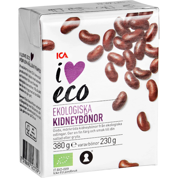 ICA I Love Eco Kidneybönor Ekologiska