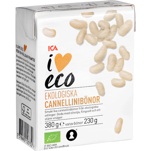 ICA I Love Eco Cannellinibönor Ekologiska