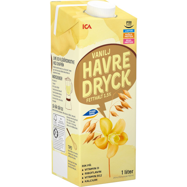 ICA Havredryck Vanilj