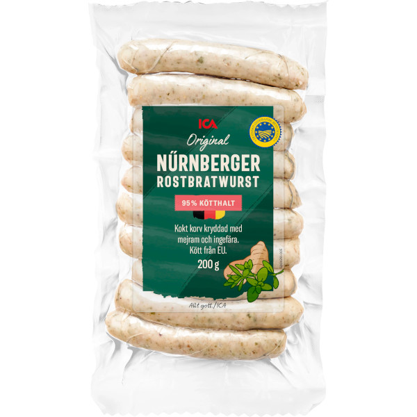 ICA Rostbratwurst Nürnberger