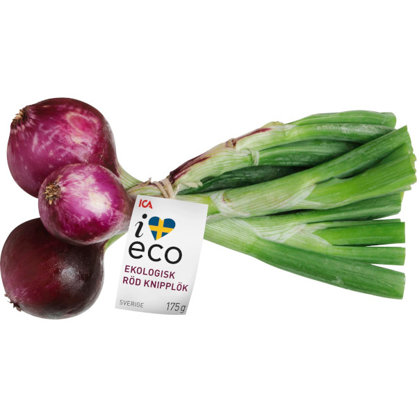 ICA I Love Eco Knipplök Röd Ekologisk