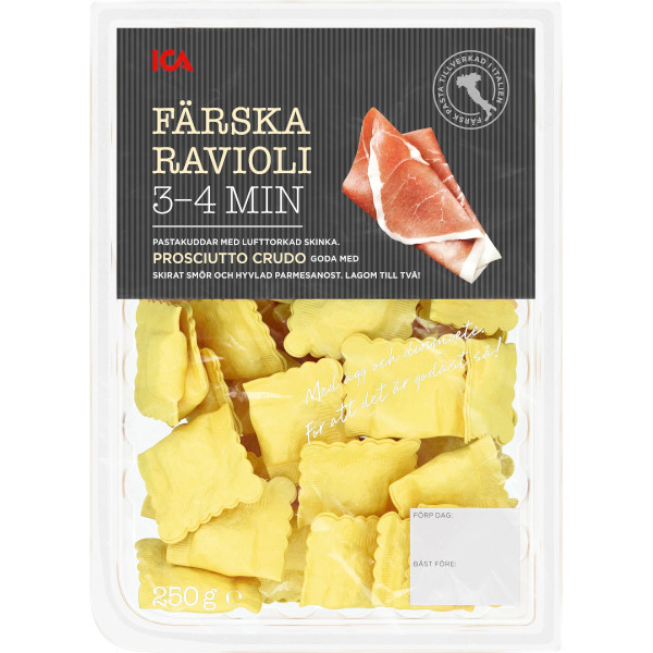 ICA Ravioli Prosciutto Crudo