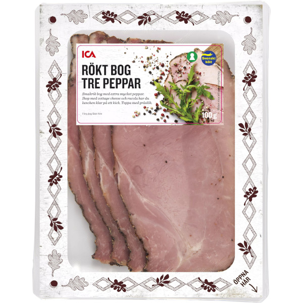 ICA Rökt Bog Tre Peppar