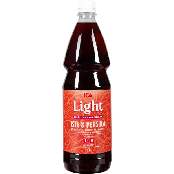 ICA Lättdryck Light Iste & Persika