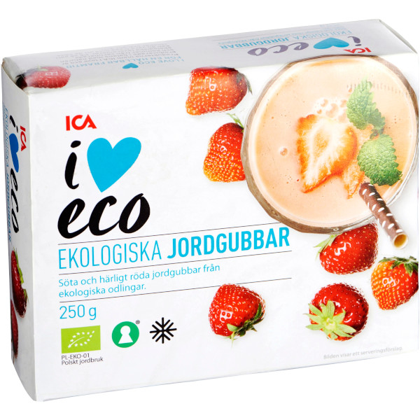 ICA I Love Eco Jordgubbar Ekologiska