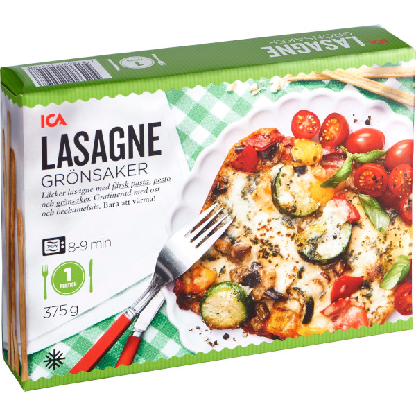 ICA Lasagne Grönsaker