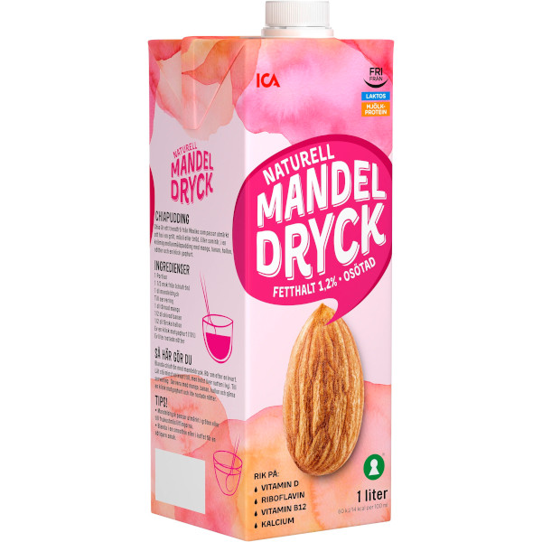 ICA Mandeldryck Naturell