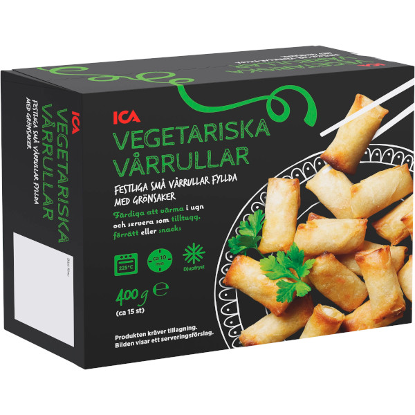 ICA Vegetariska Vårrullar Grönsaker
