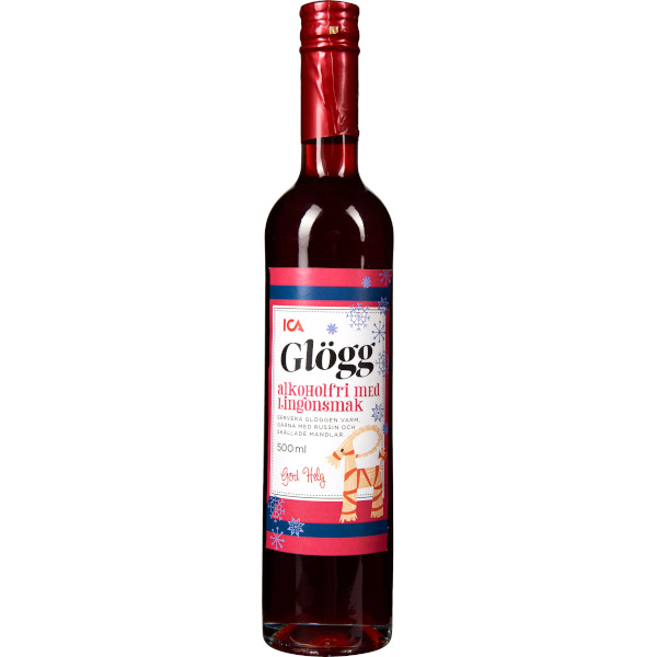 ICA Glögg Lingon Alkoholfri