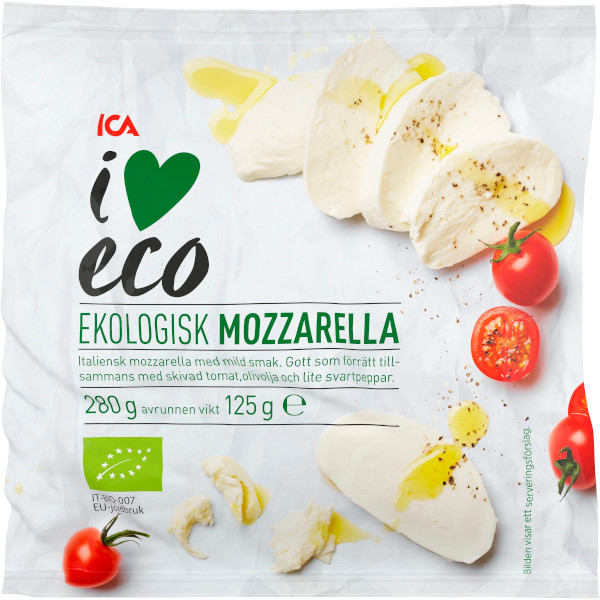 ICA I Love Eco Mozzarella Ekologisk