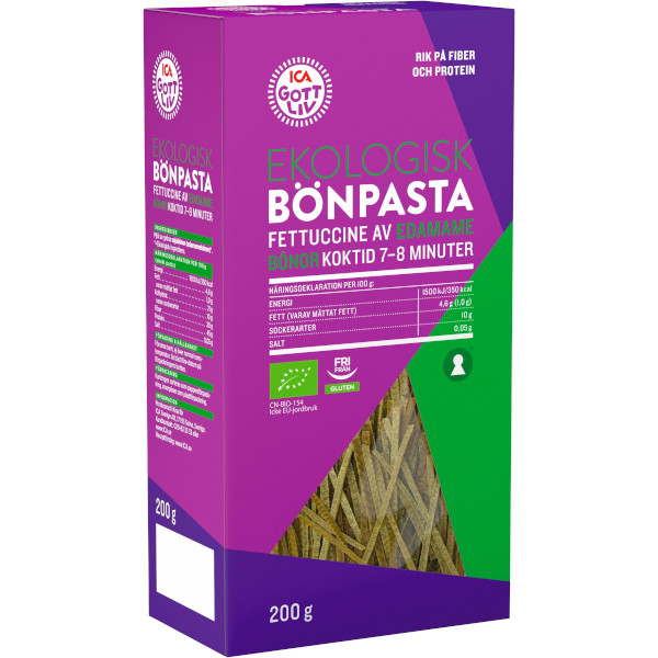 ICA Gott Liv Bönpasta Fettuccine