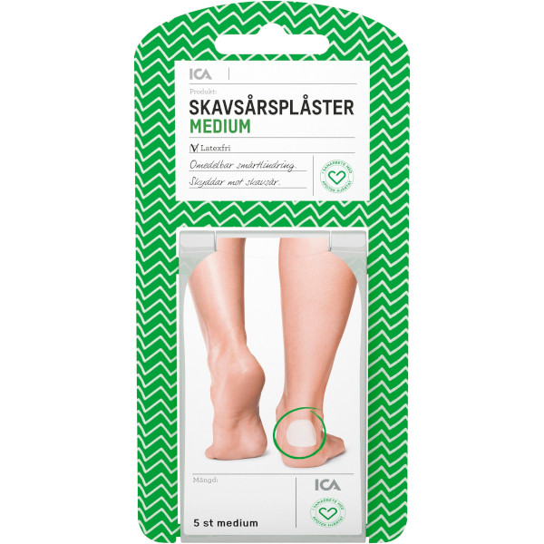ICA Apotek Hjärtat Skavsårsplåster Medium