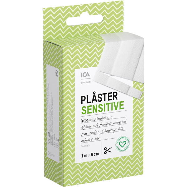 ICA Apotek Hjärtat Plåster Sensitive 6cm