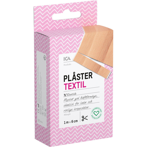 ICA Apotek Hjärtat Plåster Textil 6cm