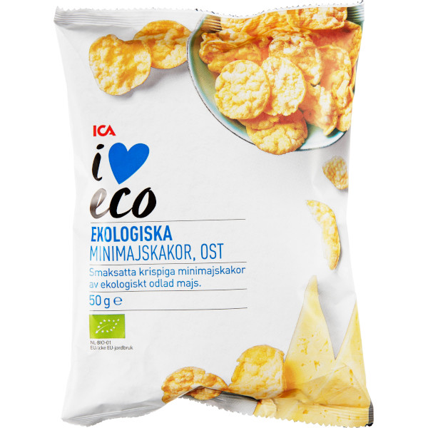 ICA I Love Eco Minimajskakor Ost Ekologiska