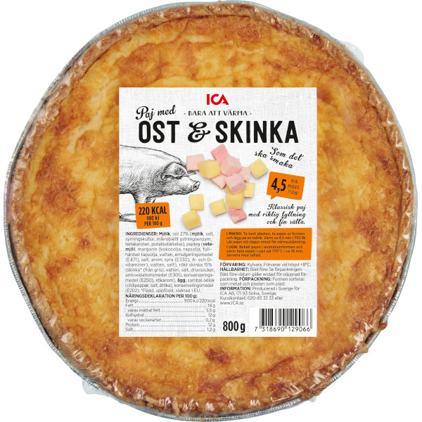 ICA Paj Ost & Skinka