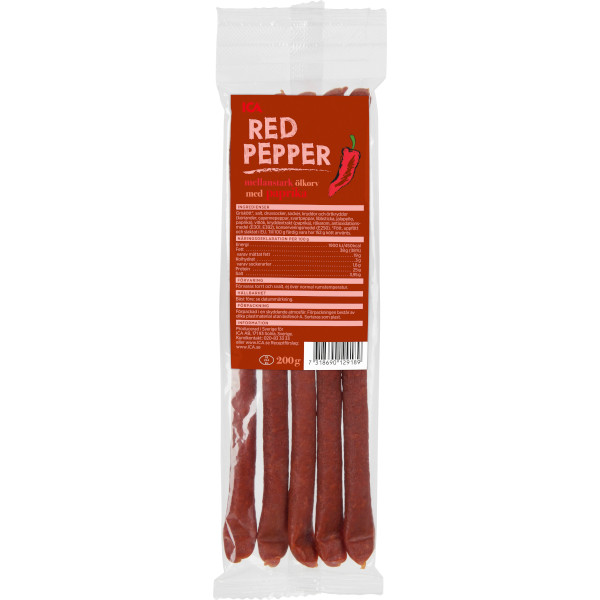 ICA Ölkorv Red Pepper