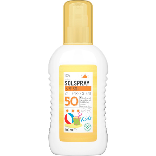 ICA Apotek Hjärtat Solspray Kids SPF50+