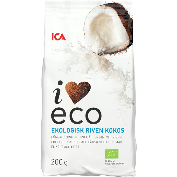 ICA I Love Eco Riven Kokos Ekologisk
