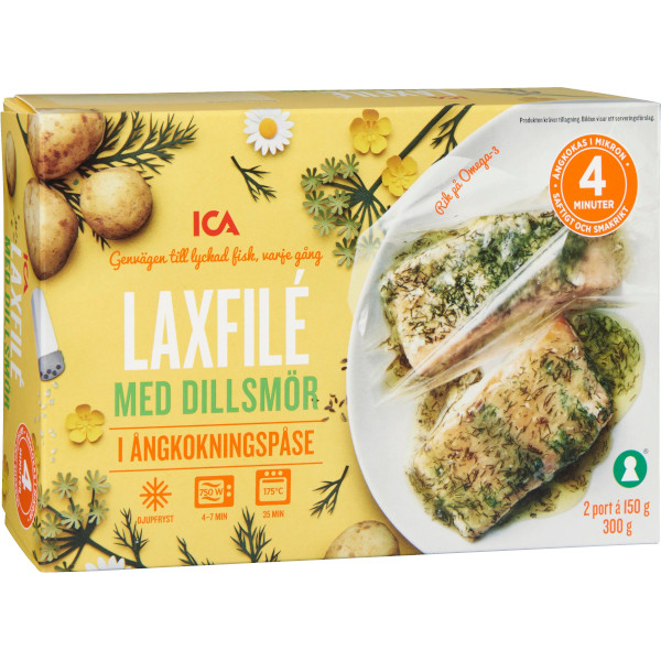 ICA Laxfilé Ångkokningspåse Dillsmör