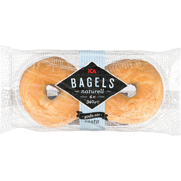 ICA Bagels Naturell