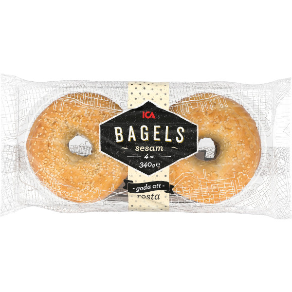 ICA Bagels Sesam