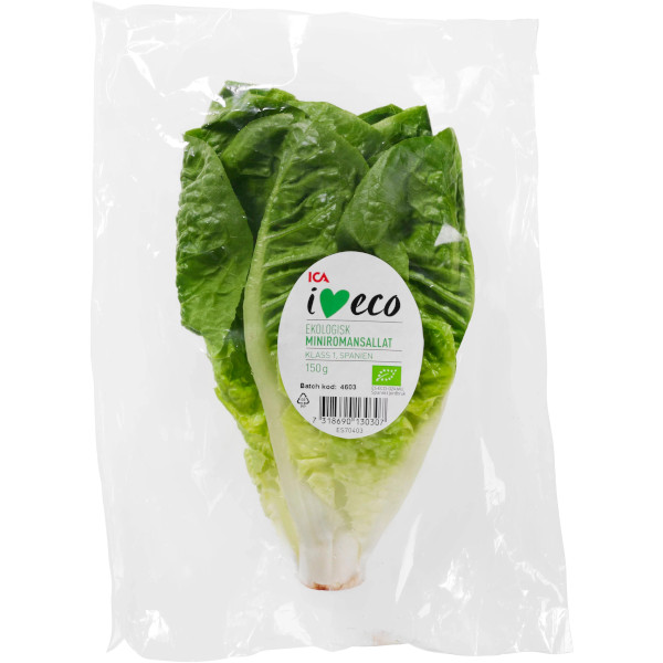 ICA I Love Eco Miniromansallat Ekologisk