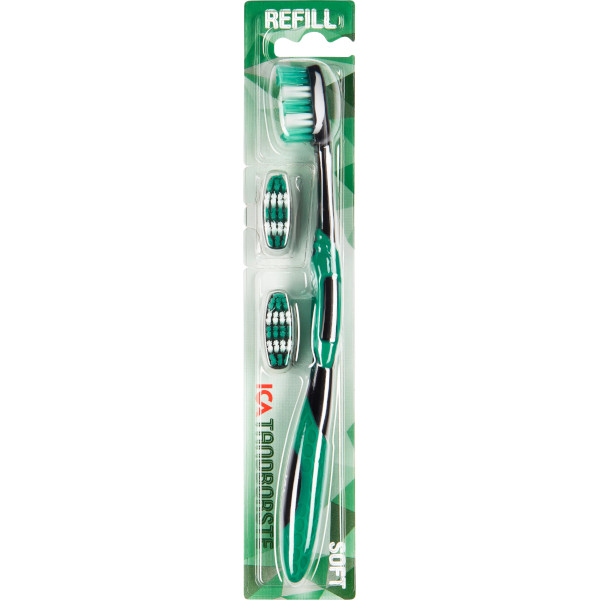ICA Tandborste & Refill Soft