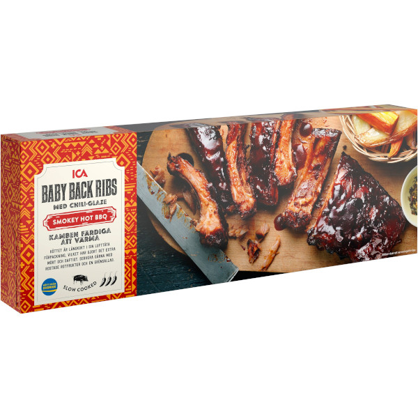 ICA Baby Back Ribs Smokey Hot BBQ