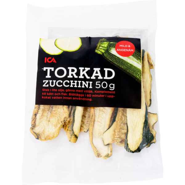 ICA Zucchini Torkad