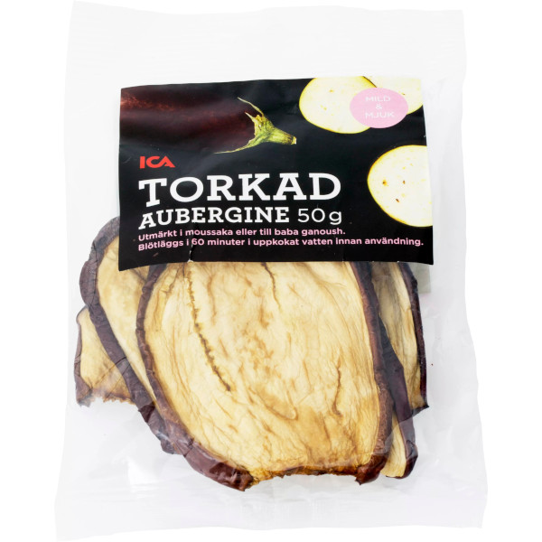 ICA Aubergine Torkad