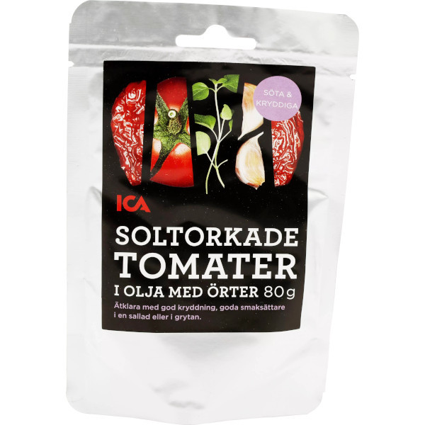 ICA Soltorkade Tomater Olja Örter