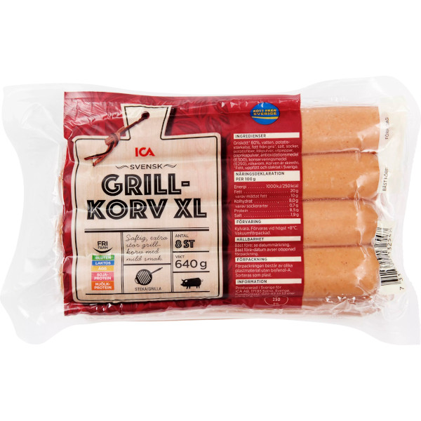 ICA Grillkorv XL