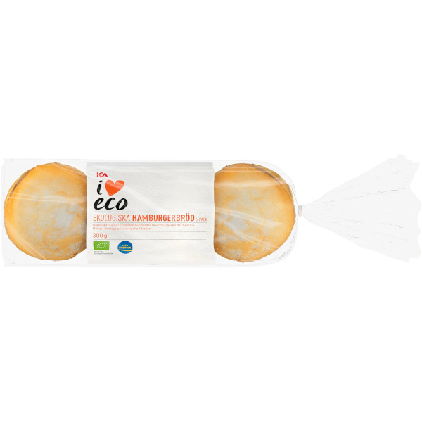 ICA I Love Eco Hamburgerbröd Ekologiska